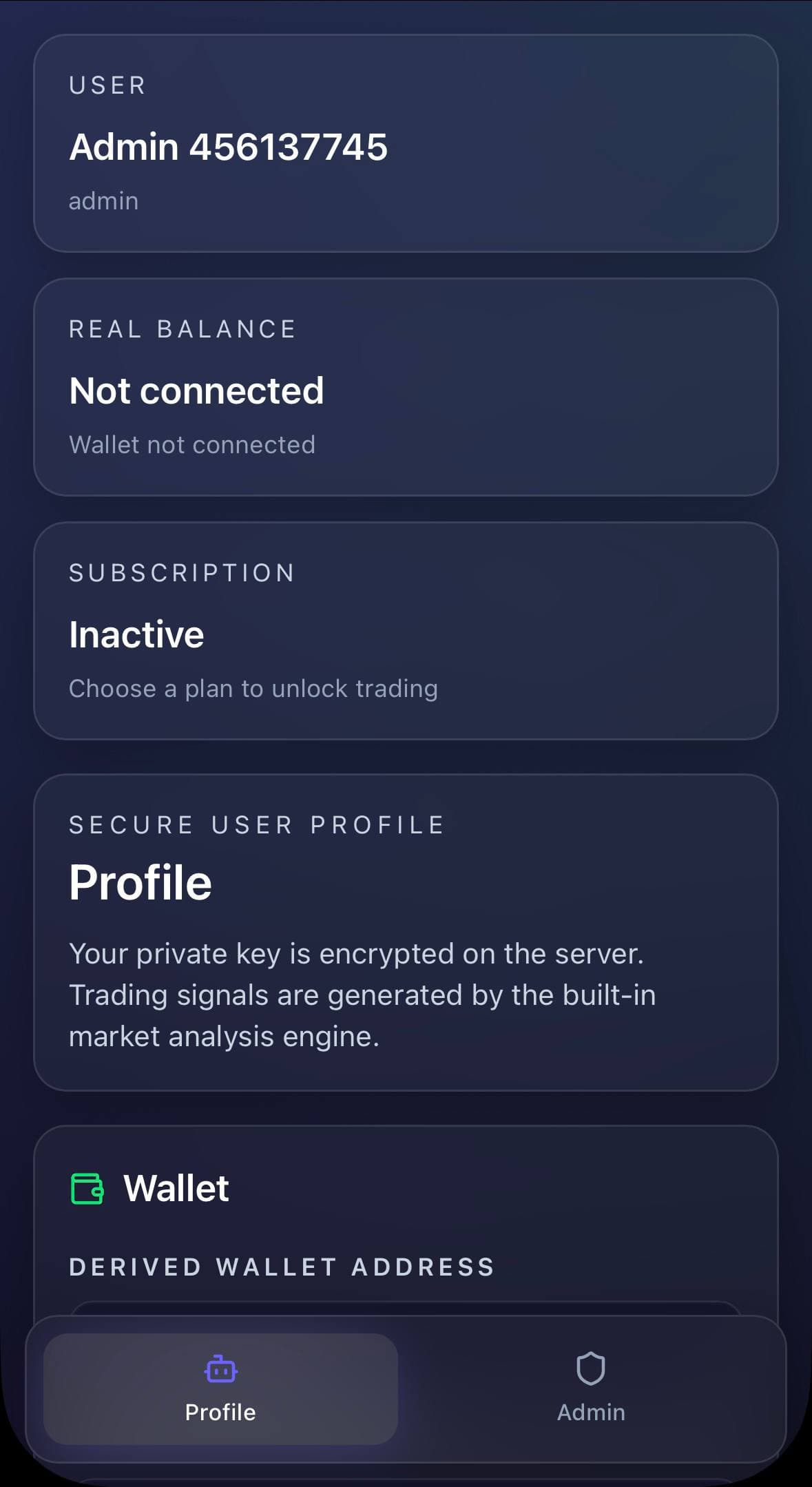 Polymarket Trading Bot ПРОФИЛЬ