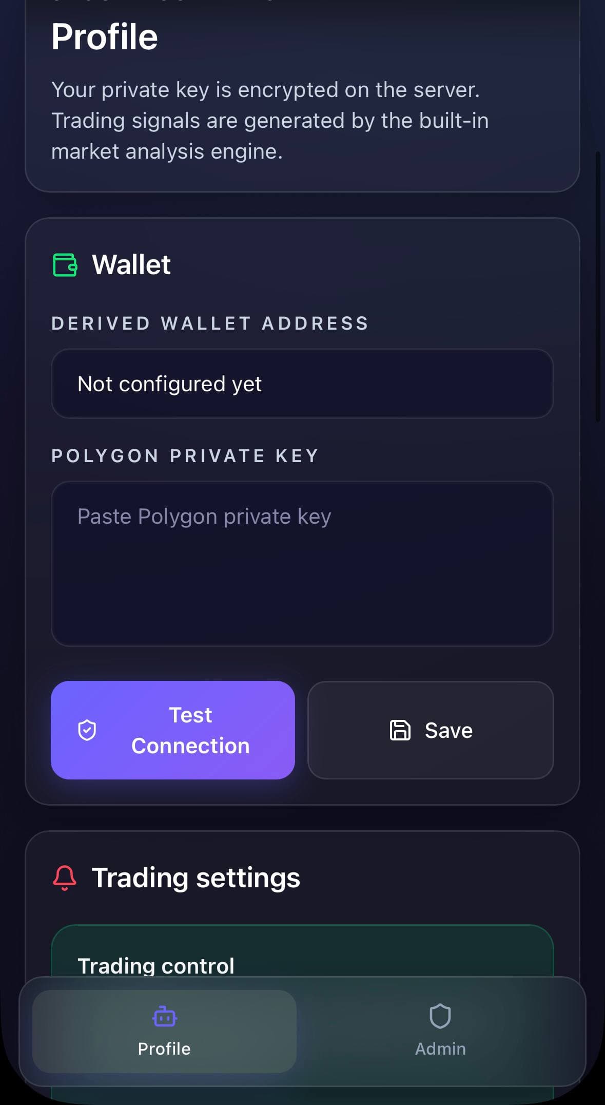 Polymarket Trading Bot КОШЕЛЁК
